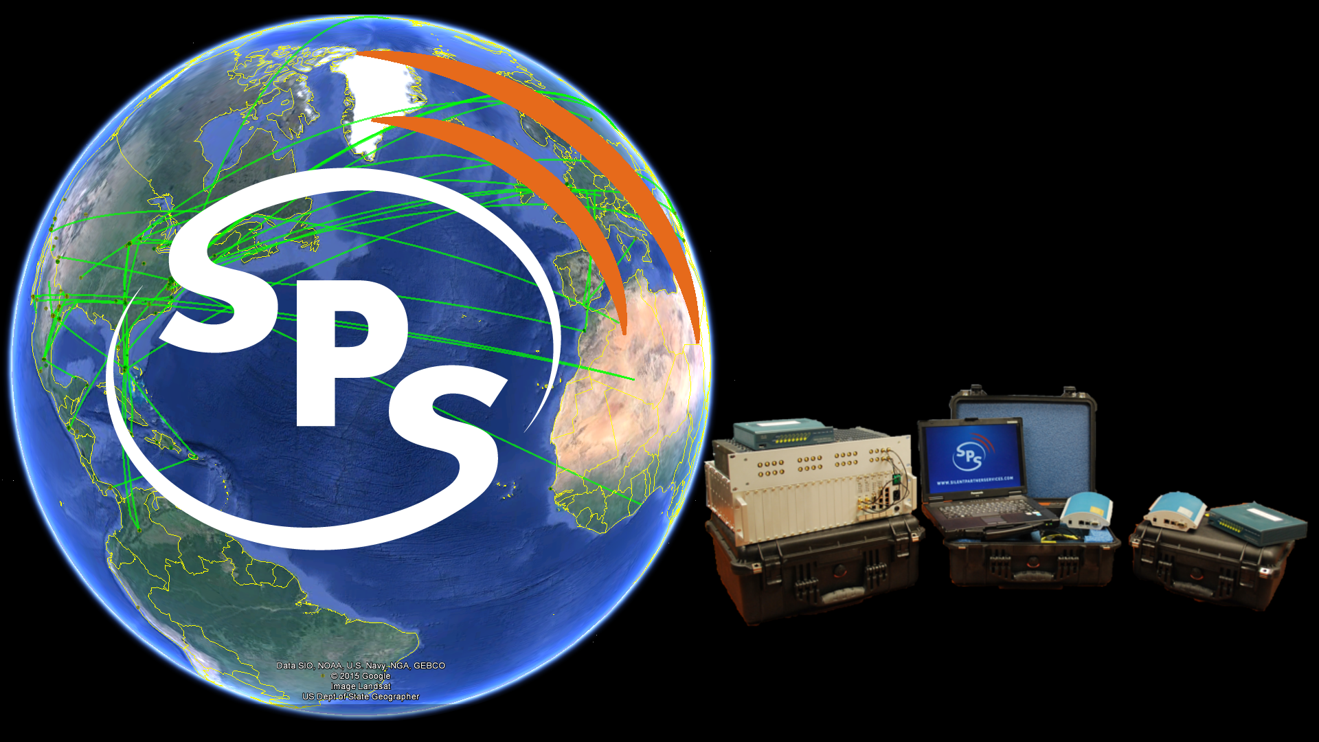 Silent Partner tactical tracking hardware including mobile and rack-mounted systems
